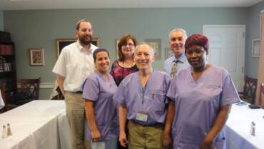 Hospice Aides Receive Awards for 5 Years of Service to Stein Hospice