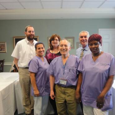 Hospice Aides Receive Awards for 5 Years of Service to Stein Hospice