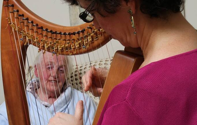 Harp Therapy at Stein Hospice