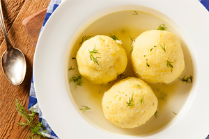 A Modern Twists on Matzo Ball Soup