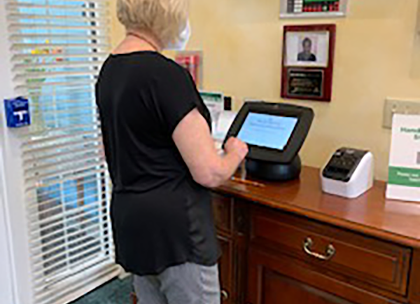 Stein Assisted Living Implements Use of Sign-in Kiosks to Reduce Risk of COVID-19 Exposure