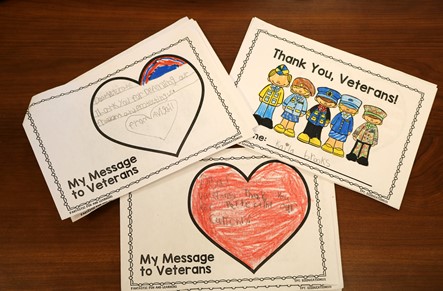 veterans day cards drawn by children