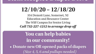 Stein Hospice Hosts Diaper Drive in Support of Central Jersey Diaper Bank