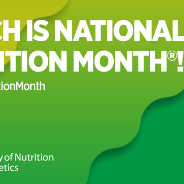 March is Nutrition Month: Here’s Five Tips on How to Improve Your Diet