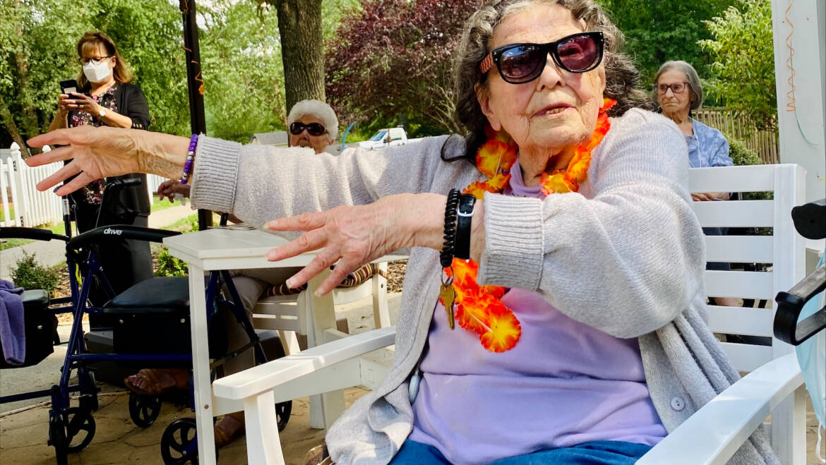 A Luau Celebration for our Residents