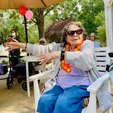 A Luau Celebration for our Residents