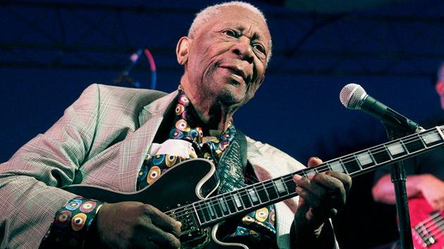 In this file photo taken Aug. 22, 2012, B.B. King performs at the 32nd annual B.B. King Homecoming in Indianola, Miss. AP Photo/Rogelio V. Solis, File