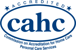 Commonsion on accreditation for home care personal care services, logo