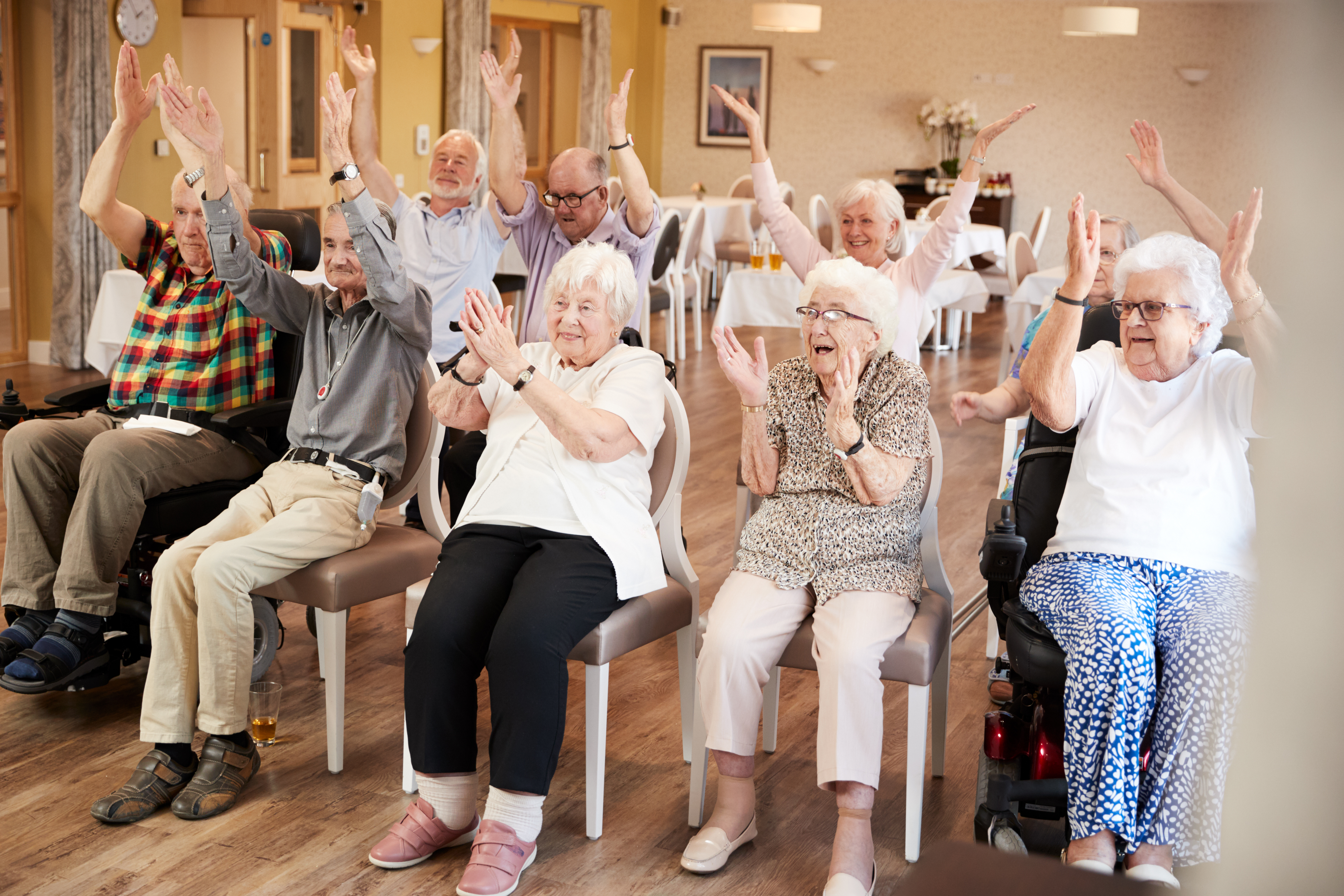 senior fitness class